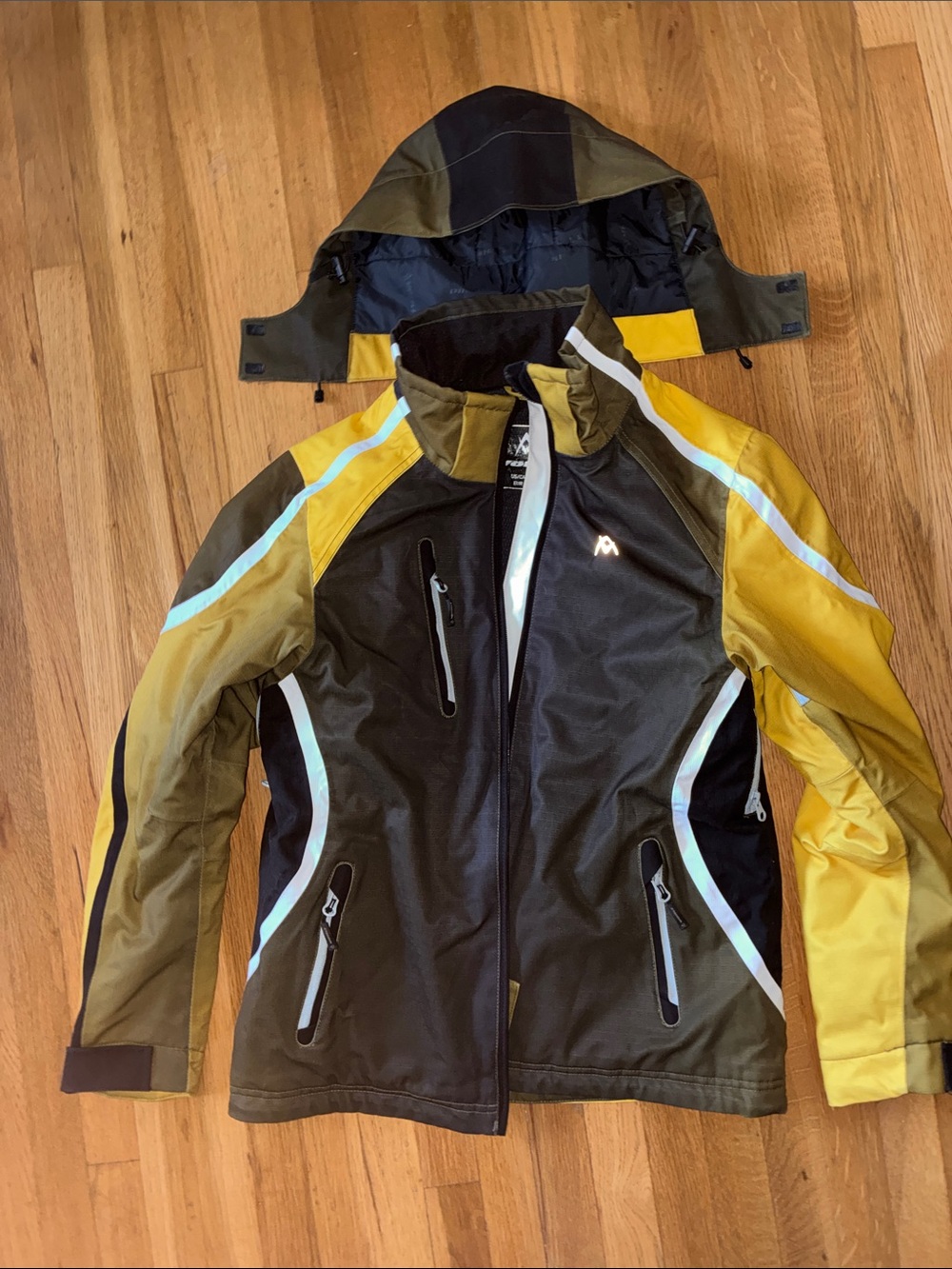 Vintage Volkl Snow Jacket - yellow/black - Sensortex 10,000